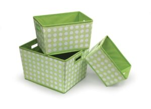 nesting trapezoid cloth folding three basket set