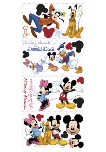 RoomMates RMK1507SCS Mickey and Friends Peel and Stick Wall Decals