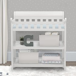 Delta Children Eclipse Changing Table with Changing Pad, White