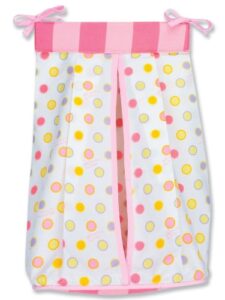 trend lab dr. seuss diaper stacker, oh! the places you'll go! pink