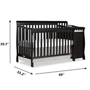 Dream On Me 5 in 1 Brody Convertible Crib with Changer