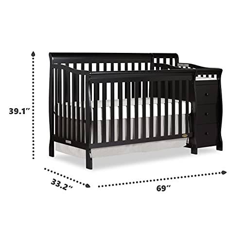 Dream On Me 5 in 1 Brody Convertible Crib with Changer