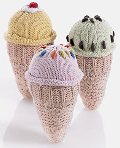 Pebble Pebble Ice Cream Rattle (Pistachio)