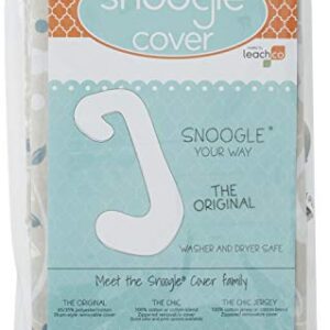 Leachco Snoogle Replacement Cover, Polyester, Birds/Blue Leaf