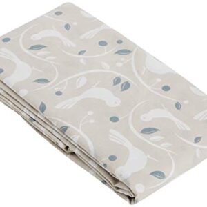 Leachco Snoogle Replacement Cover, Polyester, Birds/Blue Leaf