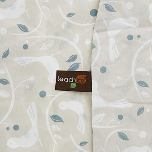 Leachco Snoogle Replacement Cover, Polyester, Birds/Blue Leaf