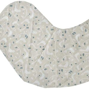 Leachco Snoogle Replacement Cover, Polyester, Birds/Blue Leaf