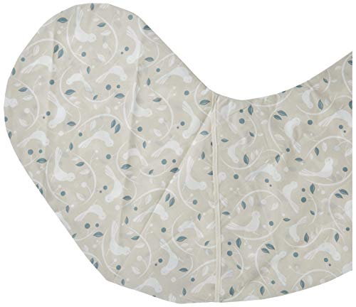 Leachco Snoogle Replacement Cover, Polyester, Birds/Blue Leaf