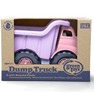 Green Toys Dump Truck in Pink Color - BPA Free, Phthalates Free Play Toys for Improving Gross Motor, Fine Motor Skills. Play Vehicles