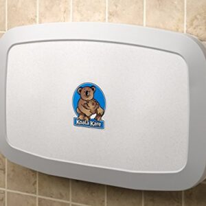 Koala Kare KB200-05 Horizontal Wall Mounted Baby Changing Station, White Granite