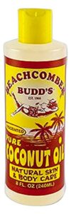 hawaiian beachcomber budd pure unscented coconut oil 8 oz.
