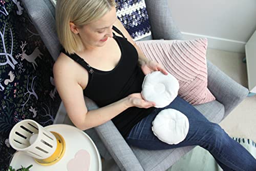 Bamboobies Women’s Soothing Nursing Pillows, Natural, Heating Pad or Cold Compress for Breastfeeding, Made in the USA