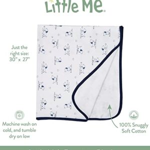 Little Me Baby-Girls Newborn Petite Rose Tag Along Blanket, Green Multi, One Size