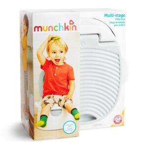 munchkin® arm & hammer multi-stage 3-in-1 potty seat, (potty chair, trainer ring and step stool), grey
