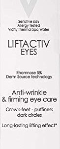 Vichy LiftActiv Supreme Anti Wrinkle Eye Cream, Firming Eye Cream with Caffeine for Dark Circles & Puffiness, Ophthalmologist Tested, 0.51 Fl Oz (Pack of 1)