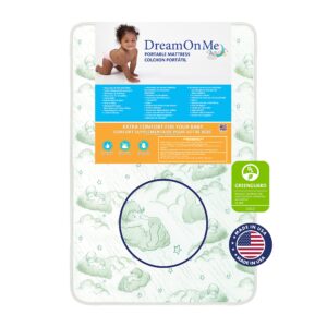 dream on me 3” foam / excellent support / easy maintenance/ greenguard gold environment safe playmat
