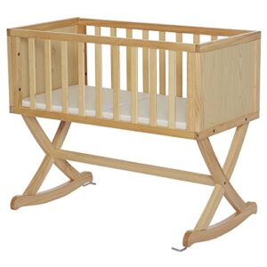 dream on me luna/haven cradle, natural , 37x19x31.5 inch (pack of 1)