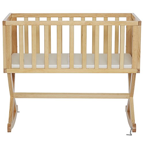 Dream On Me Luna/Haven Cradle, Natural , 37x19x31.5 Inch (Pack of 1)