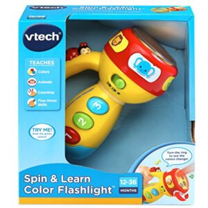 VTech Spin and Learn Color Flashlight, Yellow