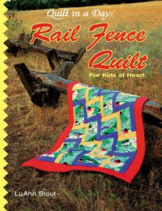 rail fence quilt for kids at heart