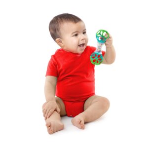 Bright Starts Oball Shaker Rattle Toy, Ages Newborn +