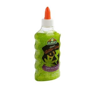 elmer's liquid glitter glue, great for making slime, washable, assorted colors, 6 ounces each, 3 count