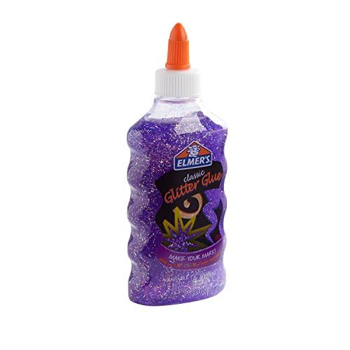 Elmer's Liquid Glitter Glue, Great For Making Slime, Washable, Assorted Colors, 6 Ounces Each, 3 Count