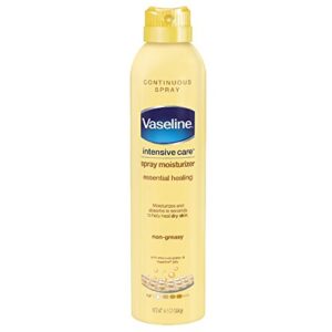 vaseline intensive care spray lotion, essential healing, 6.5 oz