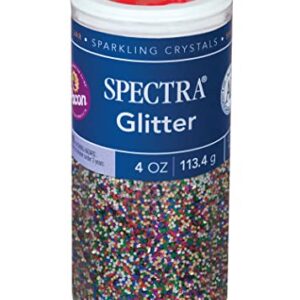 Spectra Arts & Crafts Glitter, Multi-Color, 4 oz., 1 Jar