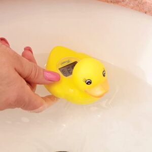 Dreambaby Baby Bath & Room Thermometer - Floating Toy Temperature Safety Monitor - Yellow Duck