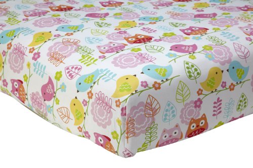 NoJo Love Birds 4 Piece Comforter Set with Diaper Stacker