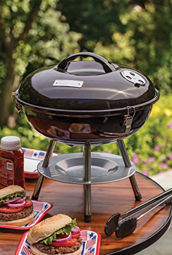 Cuisinart CCG-190 Portable Charcoal Grill, 14-Inch, Black