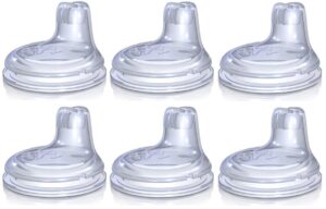 nuby 6 pack replacement silicone spouts for the nuby no spill easy grip cup