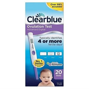 clearblue advanced digital ovulation test-pack of 20 sticks