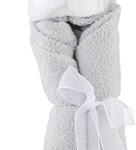 Angel Dear Grey Bulldog Blankie