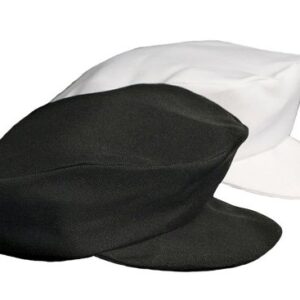 Boys White Special Occasion Cabbie Captains Baby Hat - Size XL