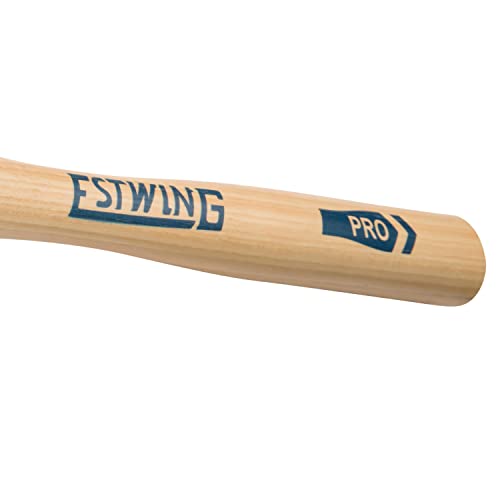 ESTWING Deadhead Rubber Mallet - 12 oz No-Mar Hammer with Bounce Resistant Head & Hickory Wood Handle - DH-12N