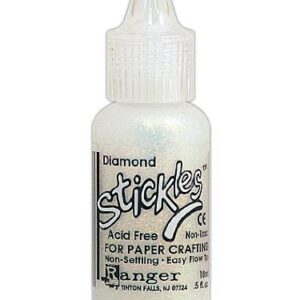 Ranger Stickles Glitter Glue diamond 0.5 oz. bottle [PACK OF 6 ]