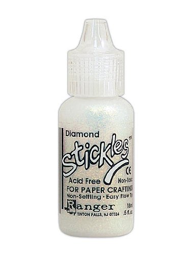 Ranger Stickles Glitter Glue diamond 0.5 oz. bottle [PACK OF 6 ]