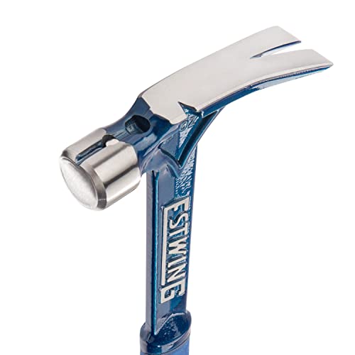 ESTWING Ultra Series Hammer - 15 oz Short Handle Rip Claw with Smooth Face & Shock Reduction Grip - E6-15SR