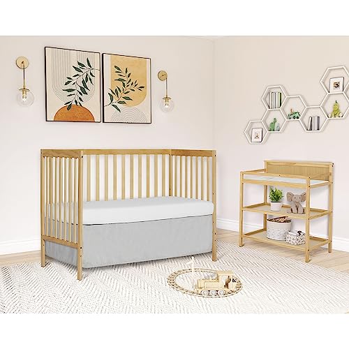 Dream On Me Synergy 5-In-1 Convertible Crib In Natural, Greenguard Gold Certified