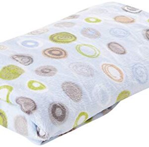 Summer Ultra Plush Changing Pad Cover, Blue Swirl