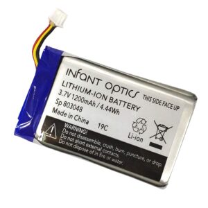 infant optics dxr-8 rechargeable battery official accessory (will not void warranty)