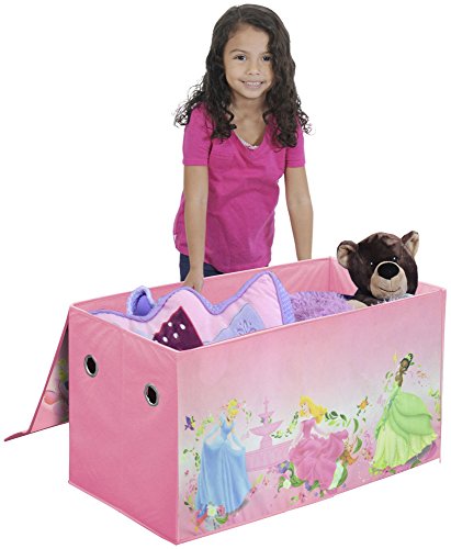 Disney Princess Collapsible Storage Trunk, Pink, 24 months to 60 months