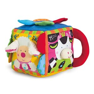 melissa & doug k's kids musical farmyard cube educational baby toy