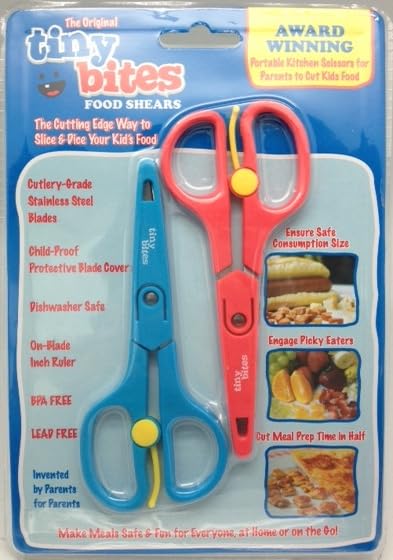 Tiny Bites Food Shears - Parent Must-Have for Baby & Toddler Feeding