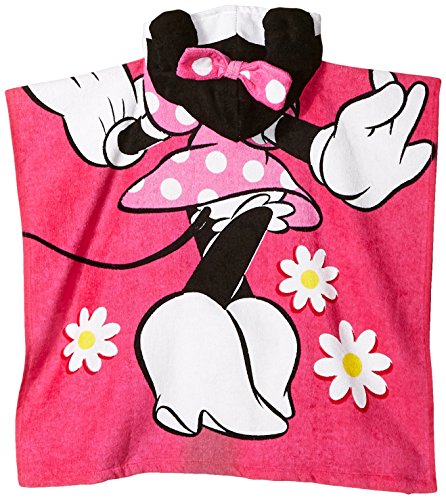 Disney Minnie Mouse 22" x 22" Hooded Poncho Bath/Beach Towel