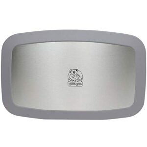 koala kare kb200-01ss horizontal baby changing station - grey w/ stainless veneer