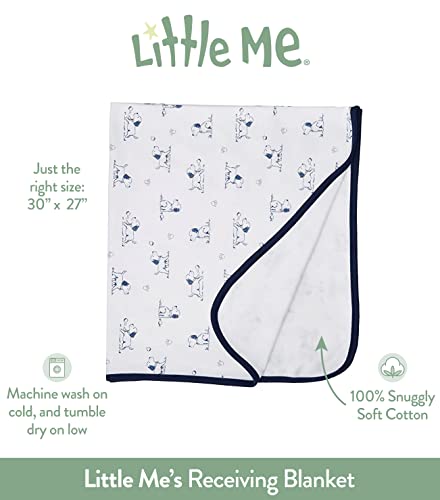 Little Me Baby Boys' Giraffe Swaddling Receiving Blanket