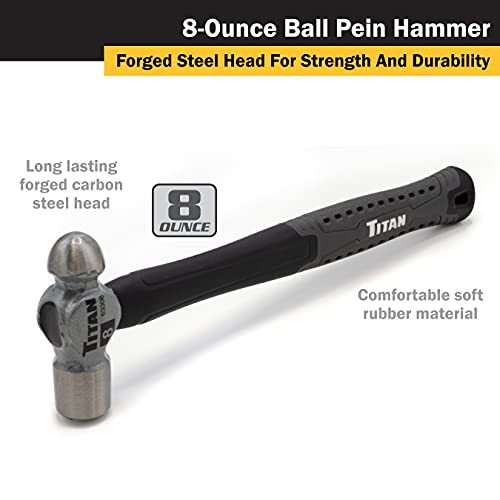 Titan - 8 Oz. Ball Pein Hammer (63308)